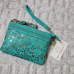 NEW Big Buddah Crossbody Handbag Turquoise Purse with Wrist Strap